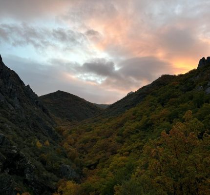 paisaje atardecer